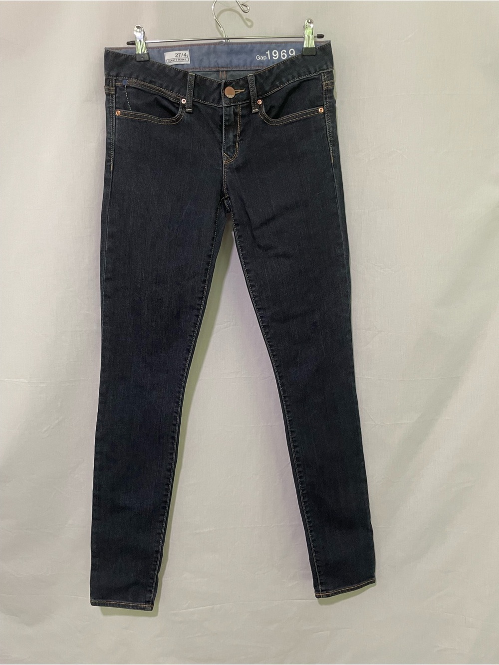 GAP 1969 Women's Dark Blue Always Skinny Jeans Size 27/4L